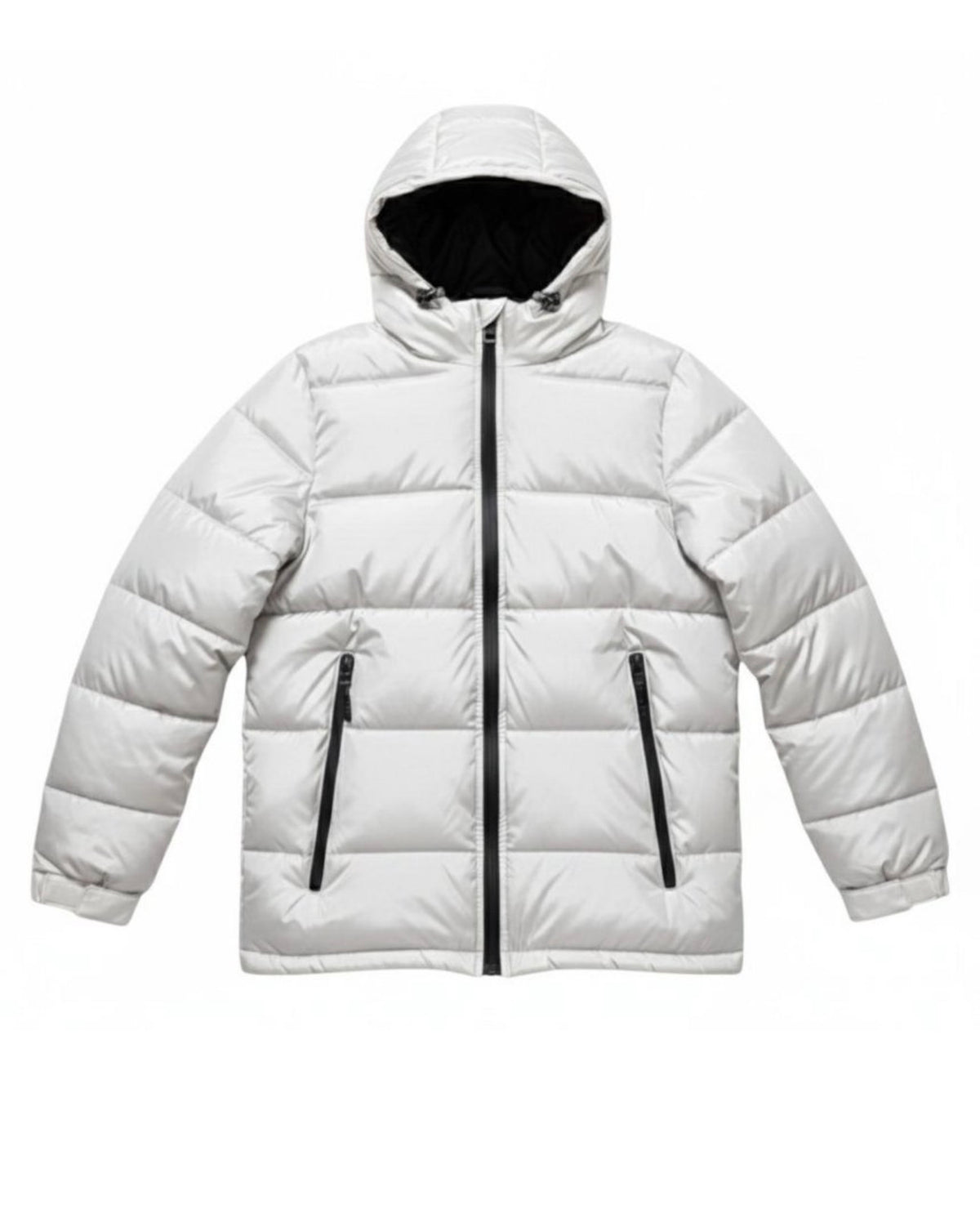 Boys Hooded Puffer Coat – Heavyweight Warm & Water-Resistant- (STONE)