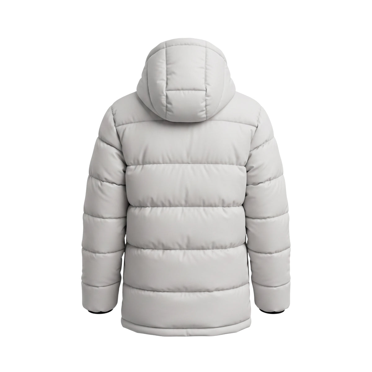Boys Hooded Puffer Coat – Heavyweight Warm & Water-Resistant- (STONE)