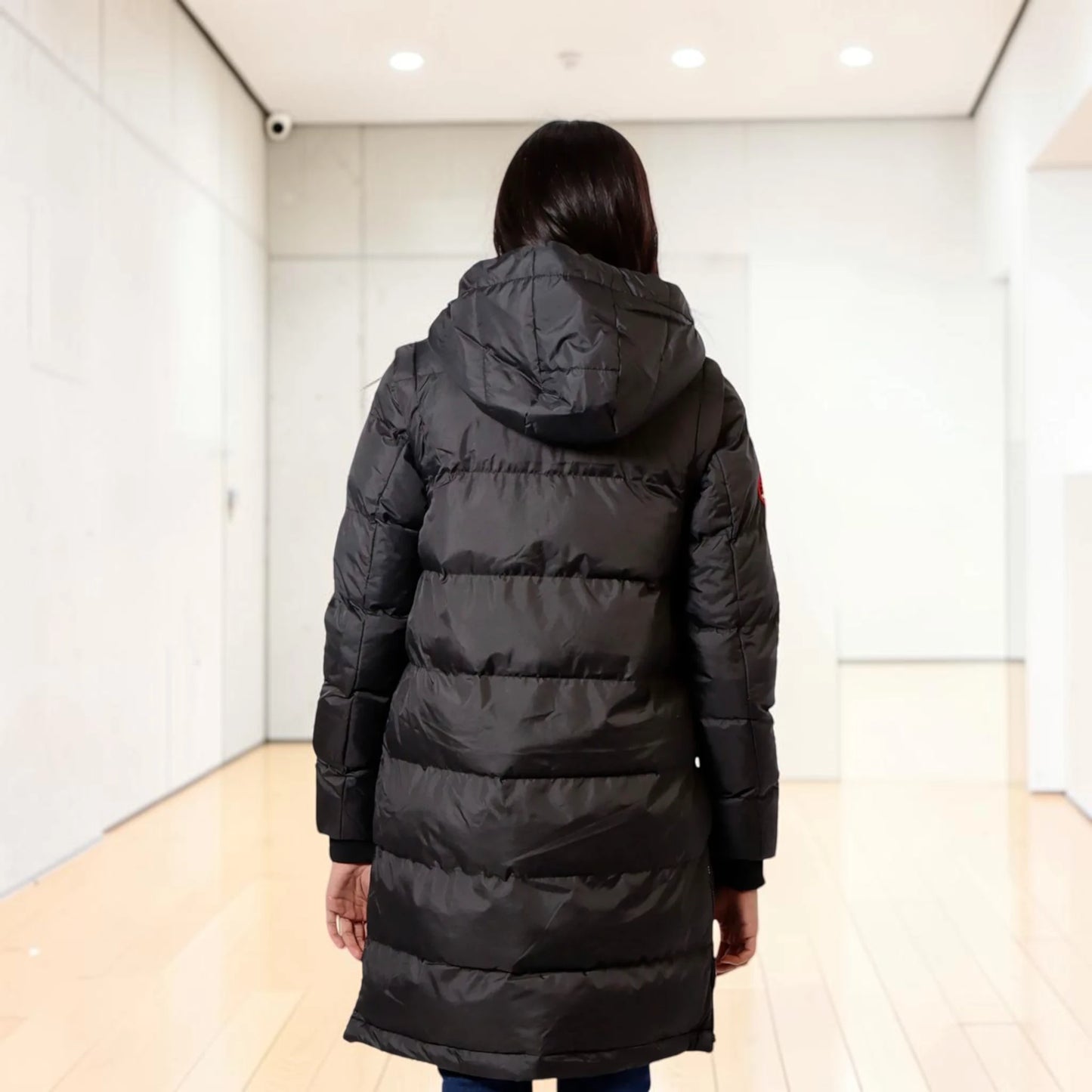 Women’s Long Heavyweight Puffer Coat | Canada Weather Gear