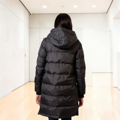 Women’s Long Heavyweight Puffer Coat | Canada Weather Gear
