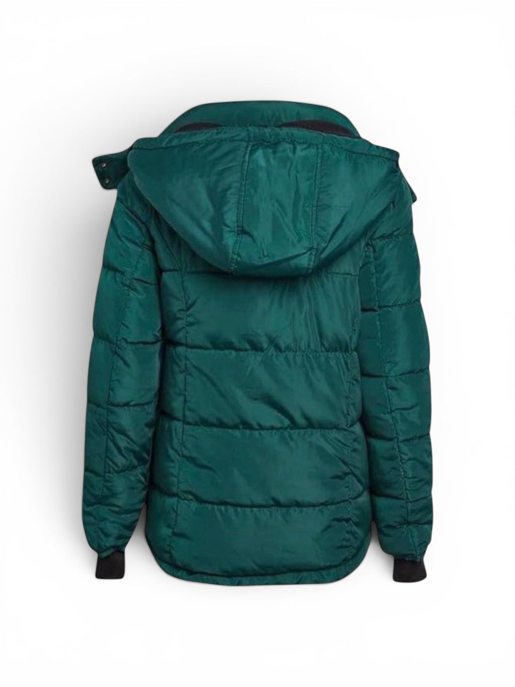 Canada weather gear girl's 7|8 small quilted winter jacket in a ponderosa green color.