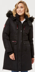 Canada weather gear women's
2X Black heavyweight parka winter jacket.