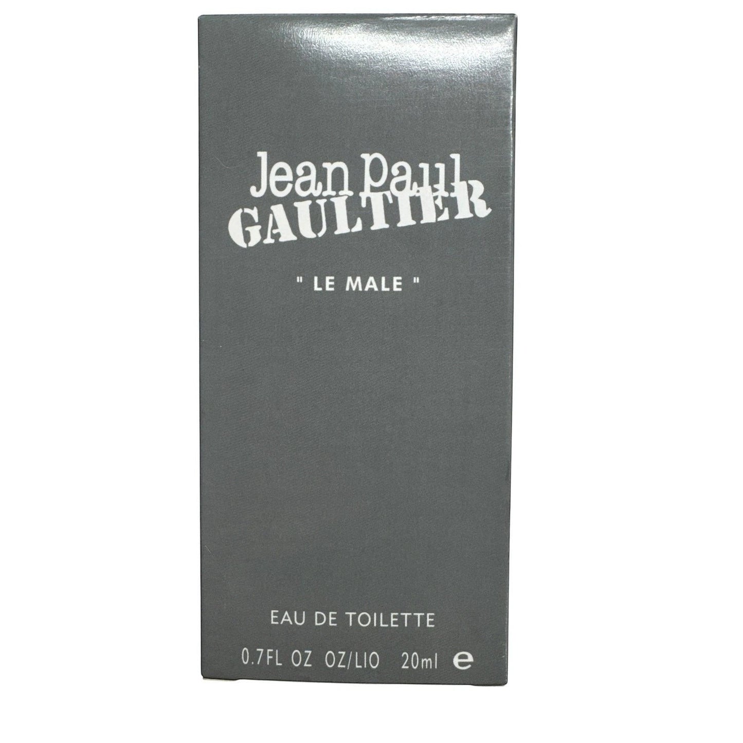LUXAZON Jean Paul Gaultier Le Male Eau De Toilette 0.7 fl oz fragrance box in grey packaging