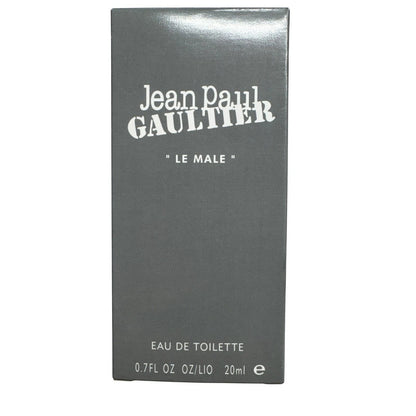 LUXAZON Jean Paul Gaultier Le Male Eau De Toilette 0.7 fl oz fragrance box in grey packaging